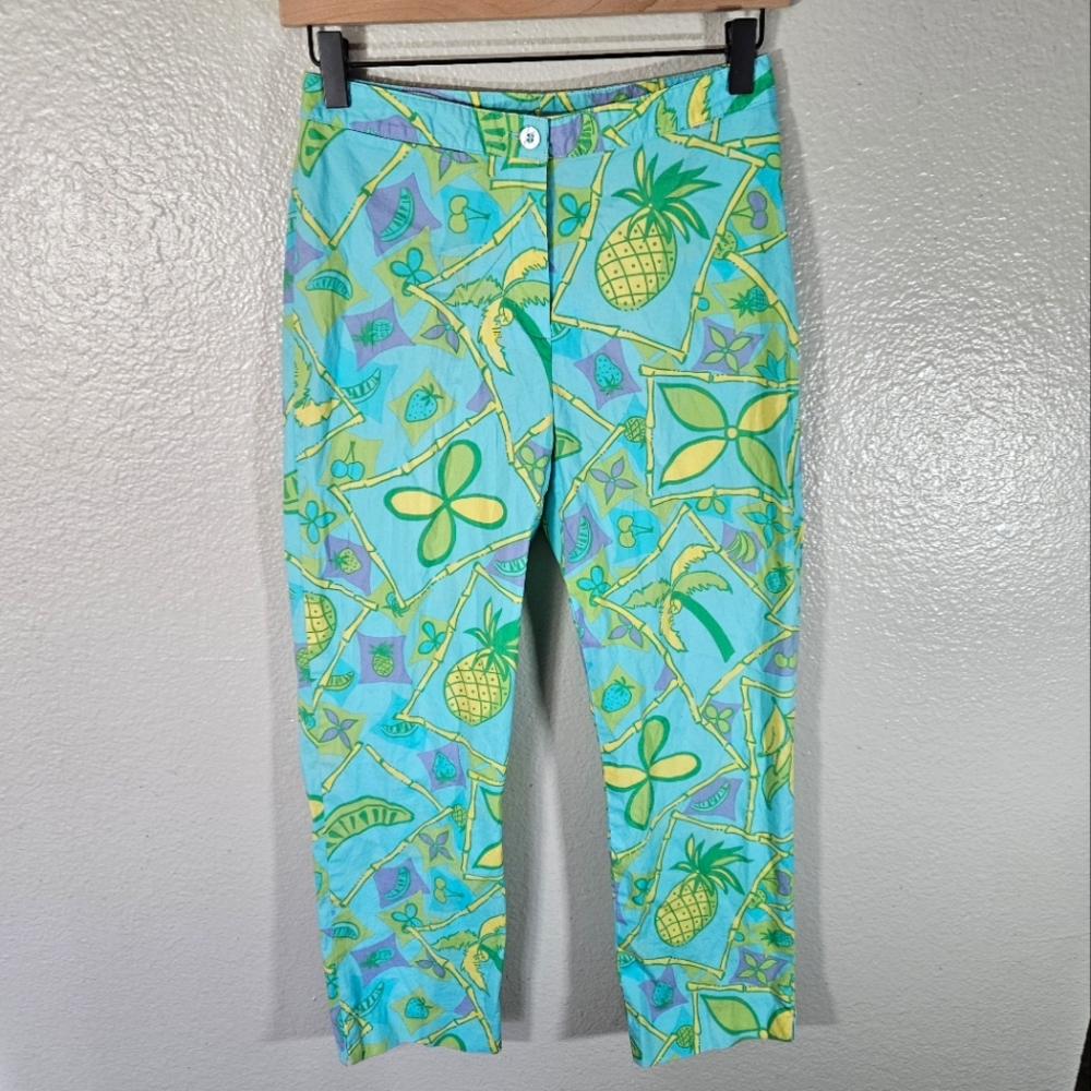 Lilly Pulitzer Fruit Pants Size 2